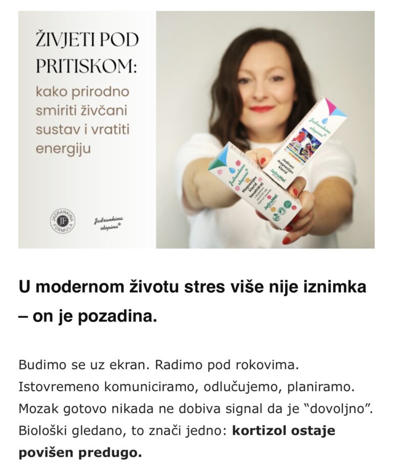 članak o kroničnom stresu i smirivanju živčanog sustava objavljen na portalu Atma